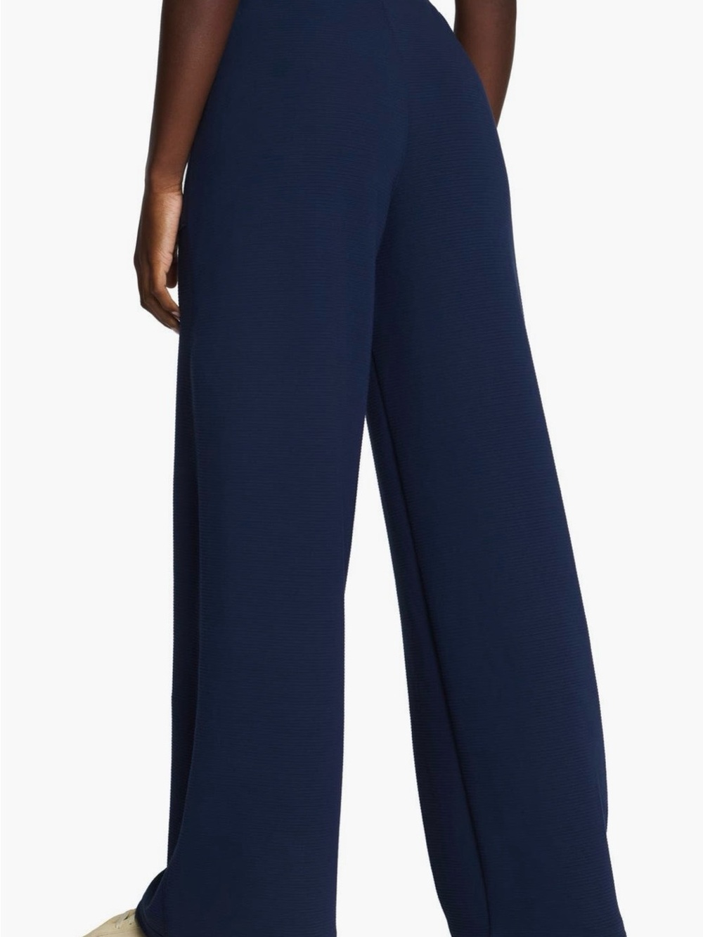NWT! SPANX AirEssentials® French Rib Wide Leg Pant